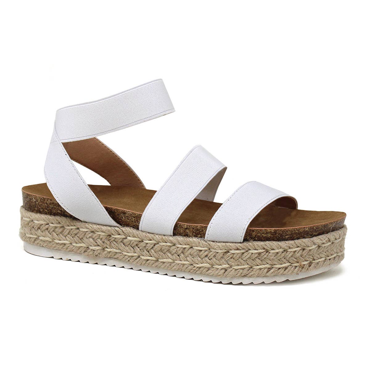 Yoki Fashion - Wholesale Sandals - Women's - Women's Open Toe Elastic Espadrille Platform Sandal2