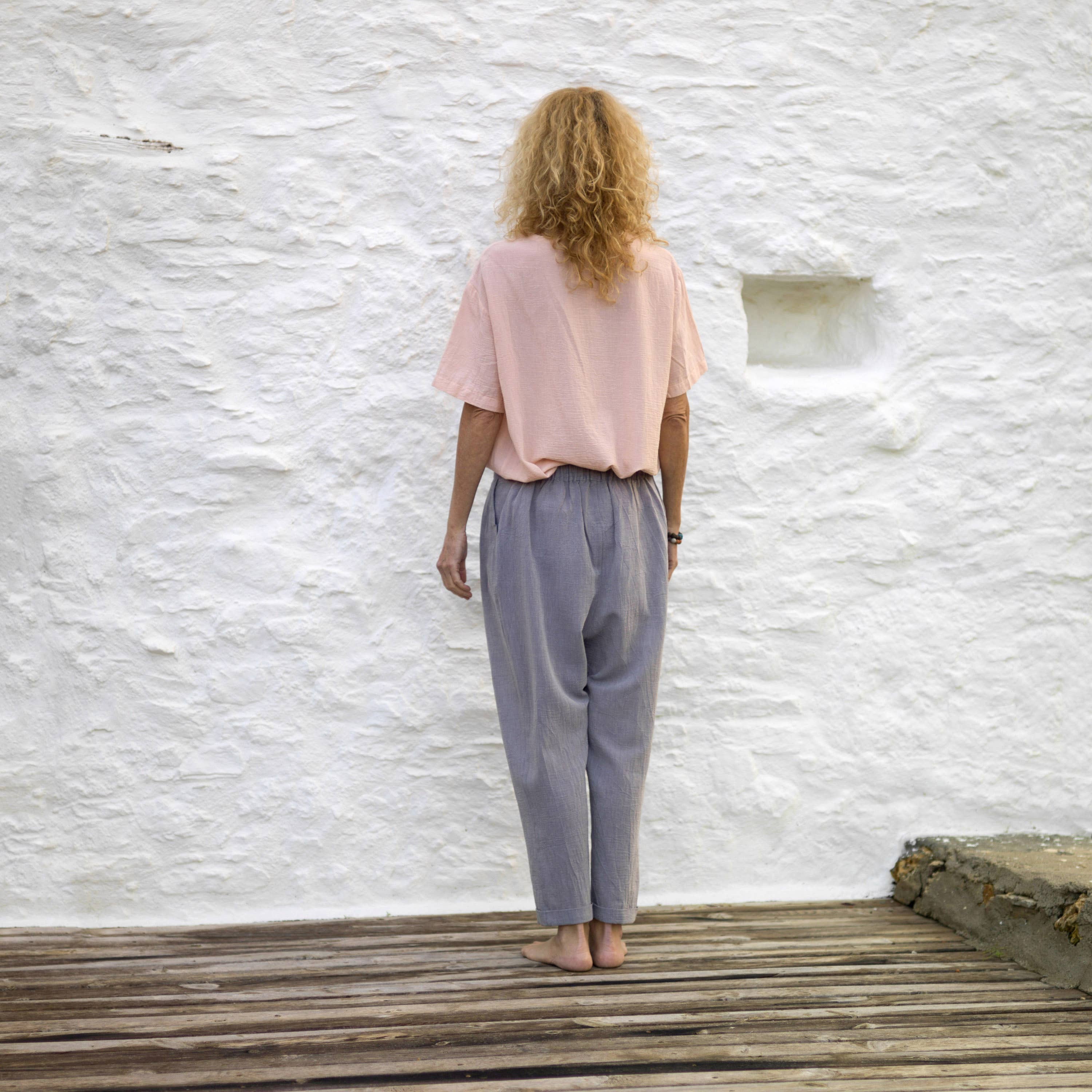 loom.ist - Vendita all'ingrosso Pantalone - Donna - Pantaloni Sile Fold Over33