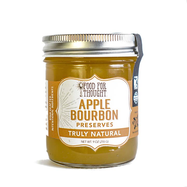 Food For Thought - Wholesale Preserves - Truly Natural Apple Bourbon Preserves