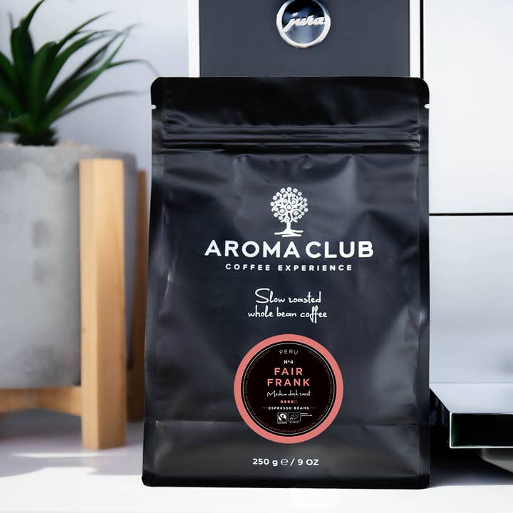 Aroma Club - Coffee Beans - N°4 Fair Frank - 250gr Pouch for wholesale by Aroma Club - Coffee Experience