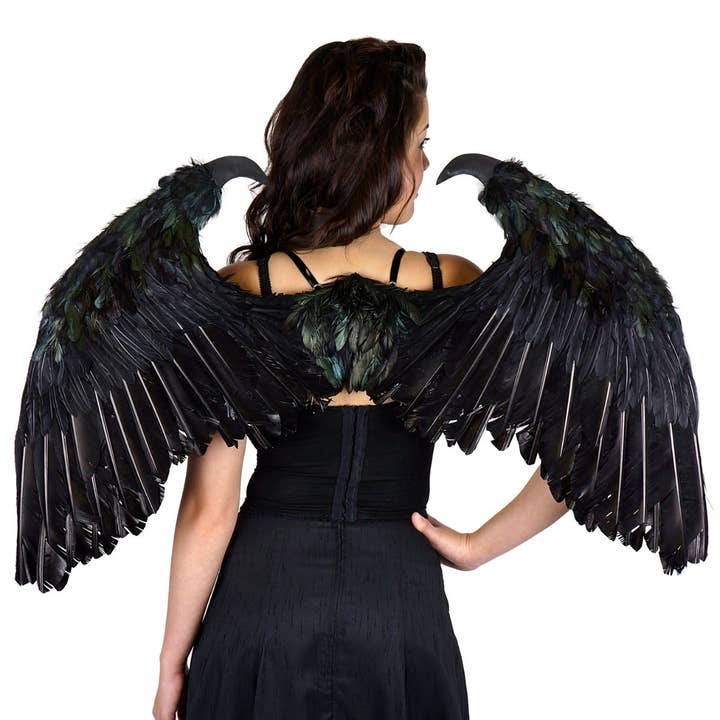 Maleficent Inspired Black Feather Wings for wholesale by Zucker Feather Products