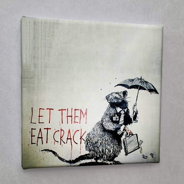 #01580 Spricka Street Art Canvastryck för wholesale av Eicie