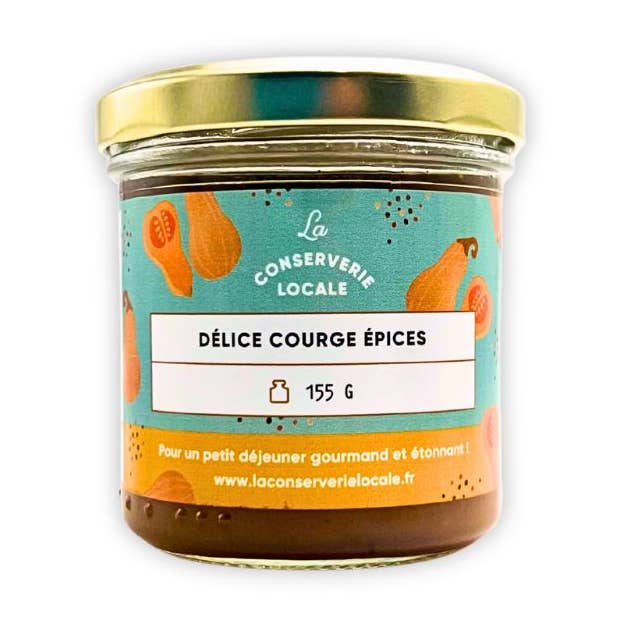 Delizia Zucca Spezie Bio 155g per la vendita all'ingrosso da parte di La Conserverie Locale