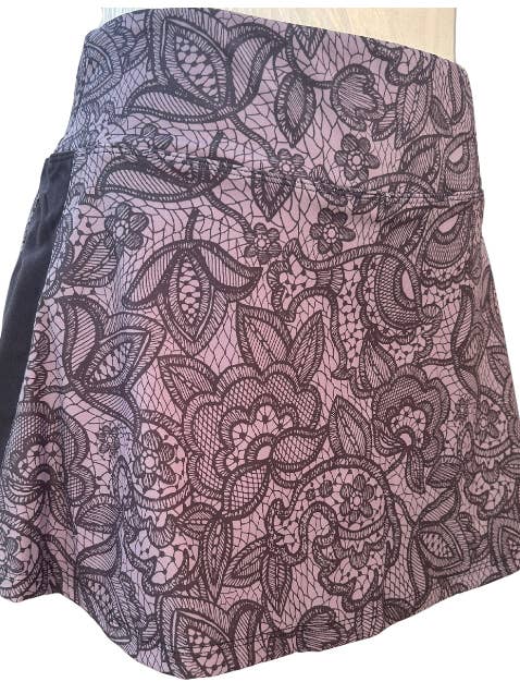 Tennis and Golf Skirt - Tuxedo LaceĀ with Drying Strips for wholesale by Runway Athletics