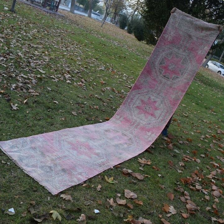 Vintage Pillows Store - Wholesale Runner rug - 1960's Vintage Herki Runner Rug - Extra Long Stair Carpet1