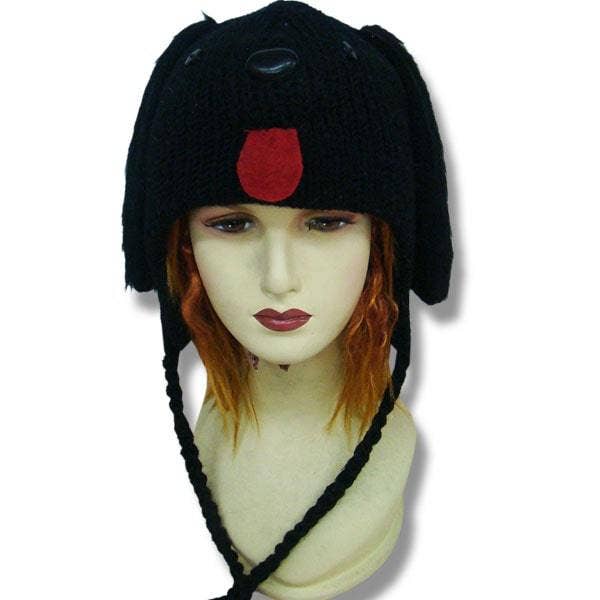 Northern Lifestyles Canada - Vendita all'ingrosso Accessori per cappelli - Donna - Tuques/cappelli a testa di animale per uomo e donna. 100% lana con fodera in pile. Realizzato a mano in Nepal33