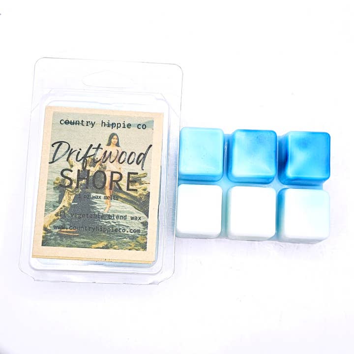 Driftwood Shore Wax Melts 3 oz for wholesale by Country Hippie Co.
