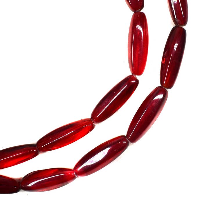 Africa Direct - Wholesale Beads - Red Cranberry Trade Beads Czech