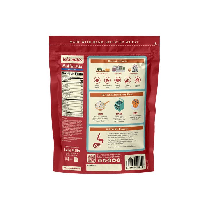 Lehi Mills - Wholesale Muffin Mix - Blueberry Muffin Mix