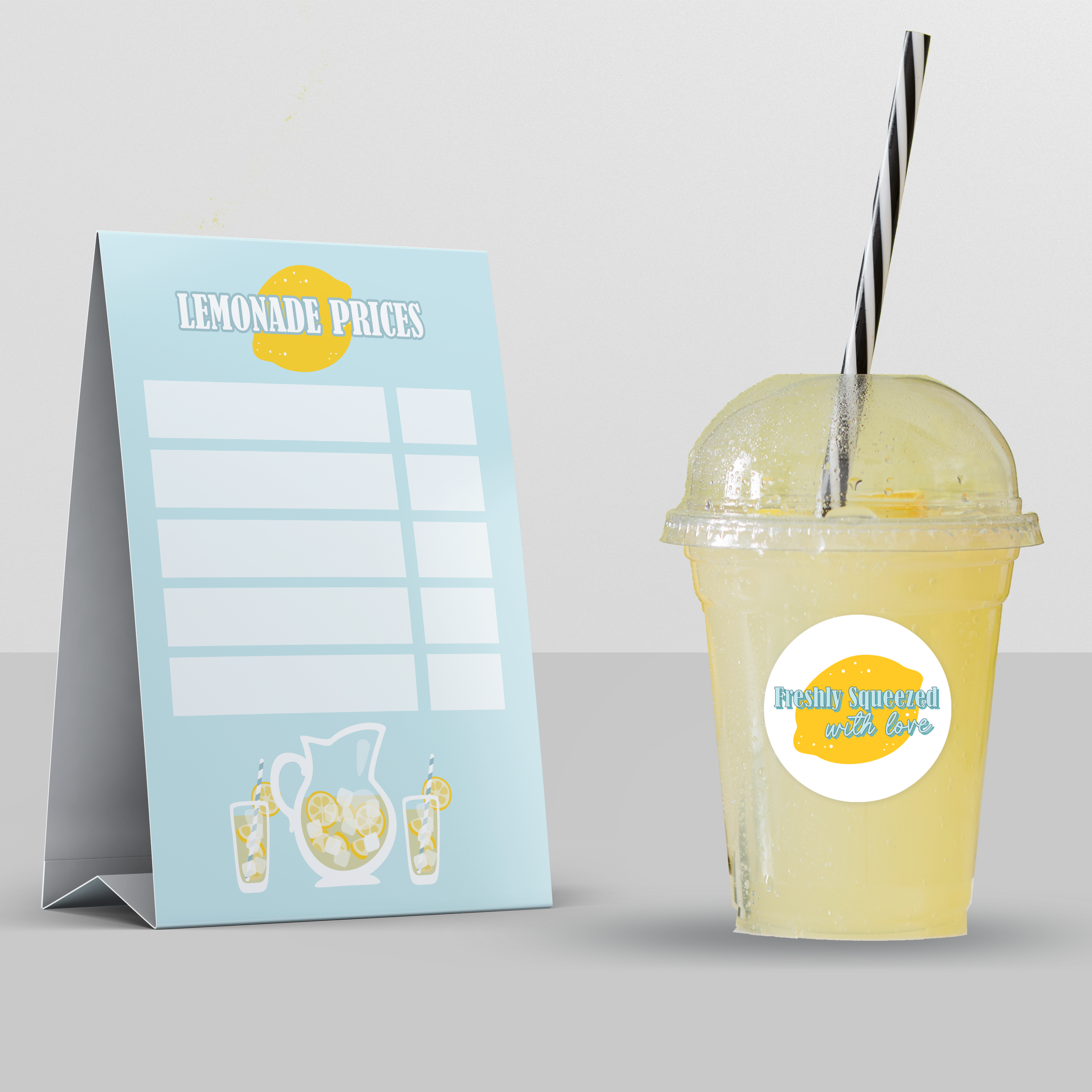 The Paxton Press - Screen-Free Paper Goods for Kids - Wholesale DIY Craft Kit - Kids - D.I.Y. Lemonade Stand Kit2