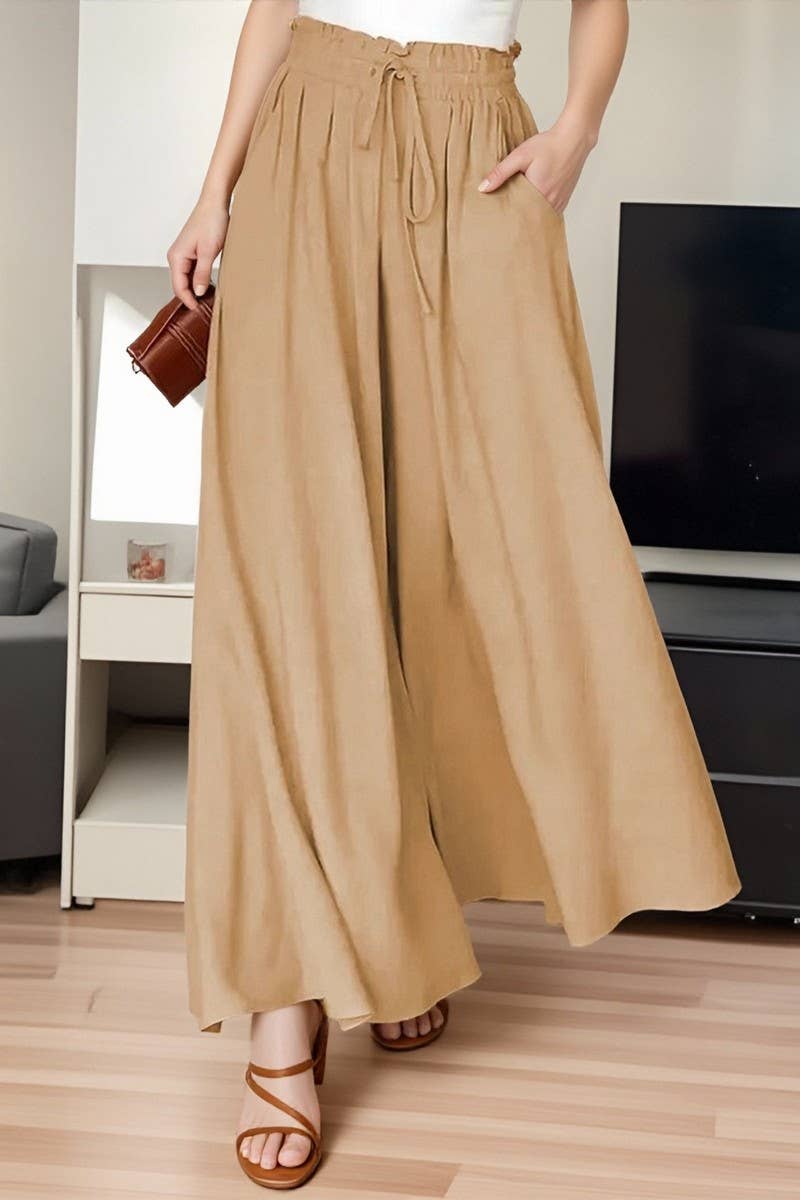NINEXIS - Wholesale Pants - Women's - CWBLP01214_WOMEN HIGH WAIST PALAZZO PANTS5