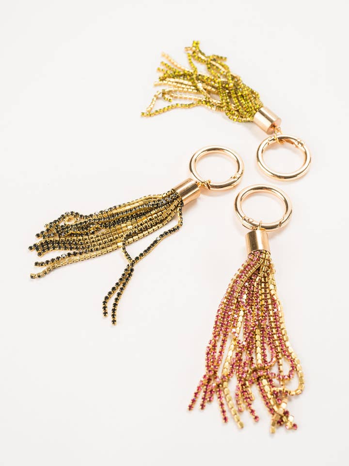 Brooke Rhinestone Tassel for wholesale by Violet & Brooks
