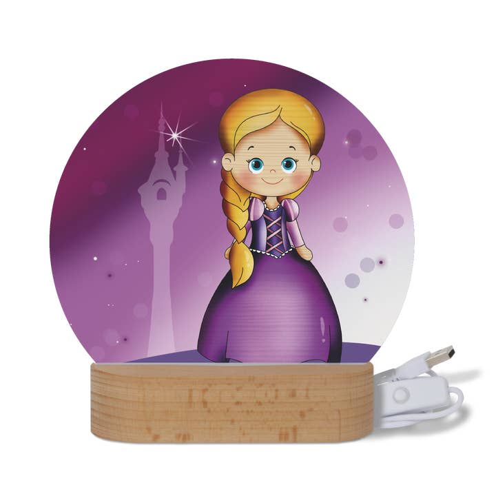 Luce Da Tavolo Principessa Viola per la vendita all'ingrosso da parte di Dekori