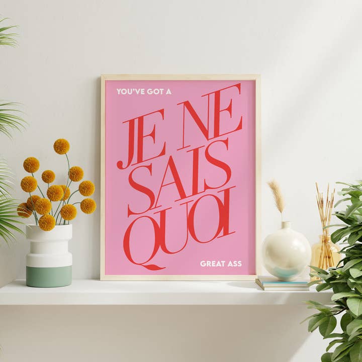 Pardon My French - Vendita all'ingrosso Poster - Poster Je Ne Sais Quoi3