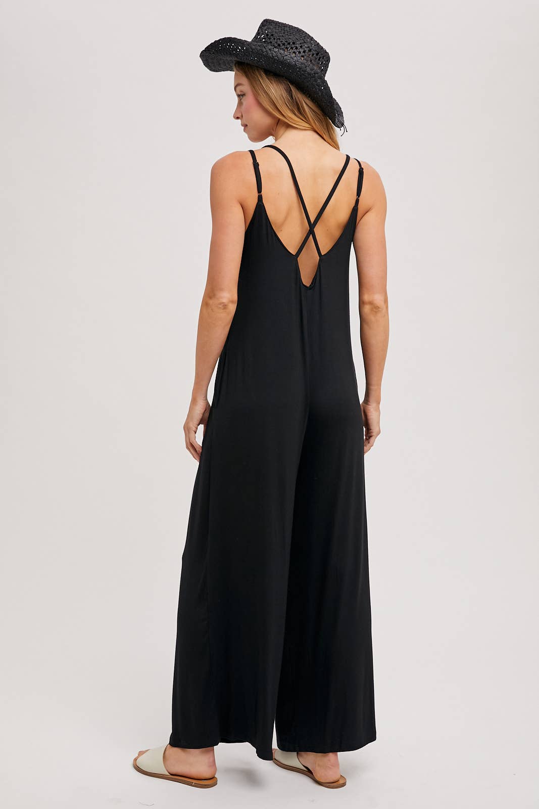 Bluivy - Wholesale Jumpsuit - Women's - CRISS-CROSS BACK WIDE LEG JUMPSUIT5