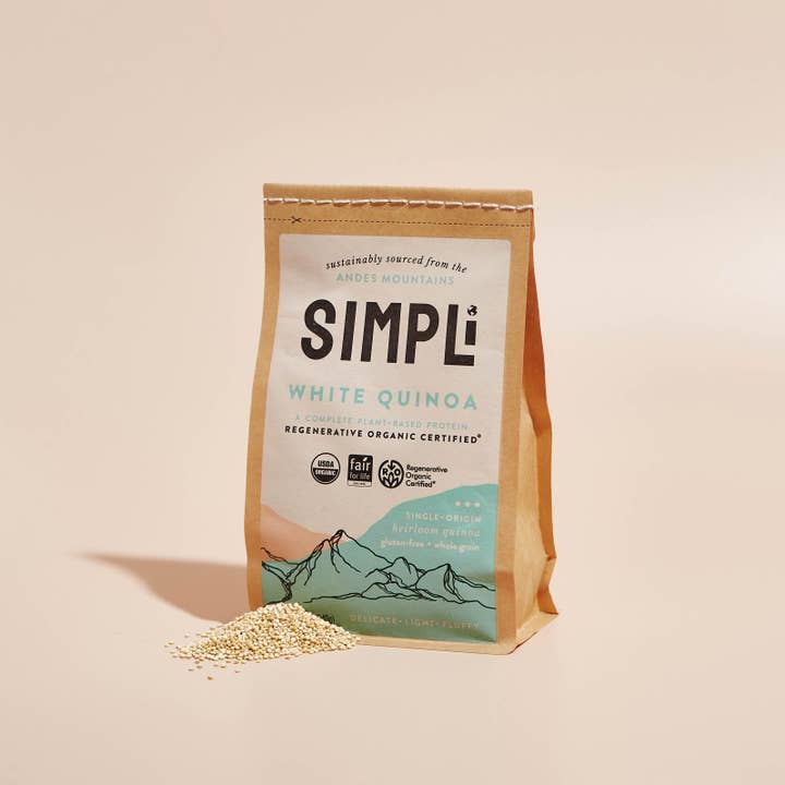 SIMPLi - Wholesale Protein/Superfood Powder - SIMPLi Regenerative Organic Certified® White Quinoa