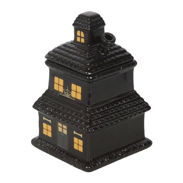 Something Different Wholesale - Wholesale Wax warmer - Black Haunted House Halloween Oil Burner and Wax Warmer3