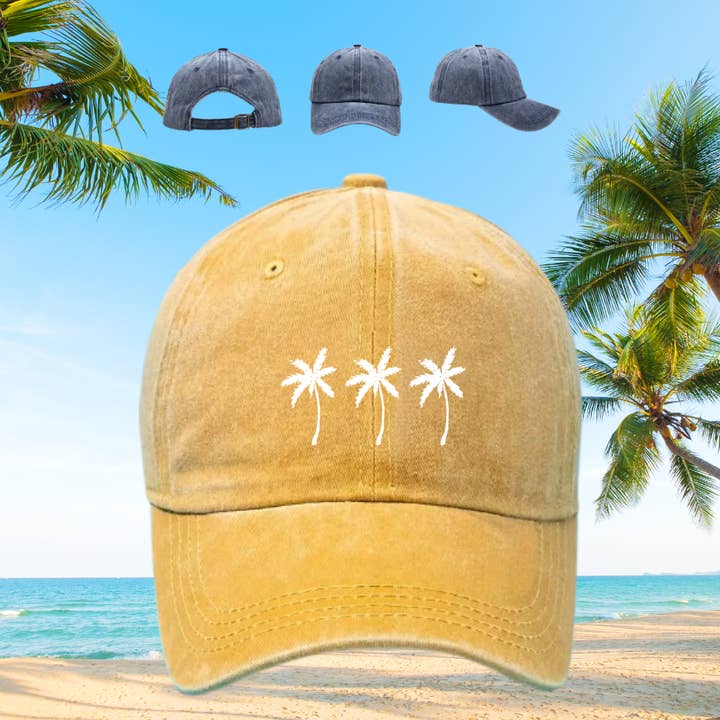 Casquette de baseball Palm Tree pour la vente par Tiny Sparrow Designs