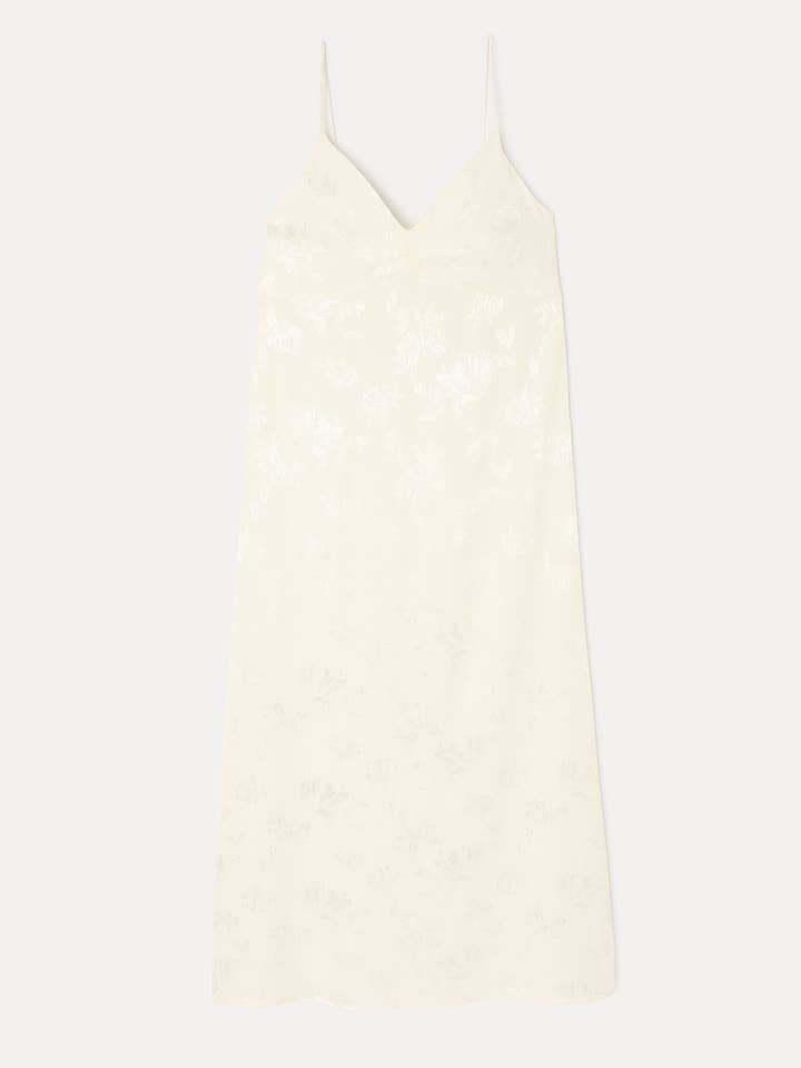 Nitah - Wholesale Dress - Women's - Léonie dress in ecru jacquard3