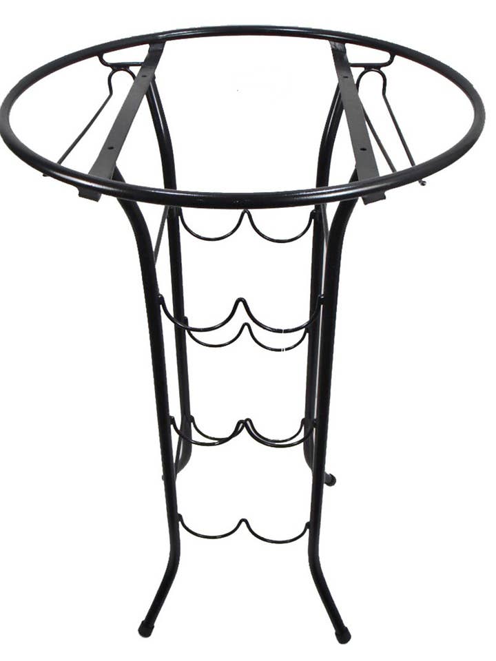 Metal Wine Rack Stand for 20" Glass Plates for wholesale by Continental Art Center