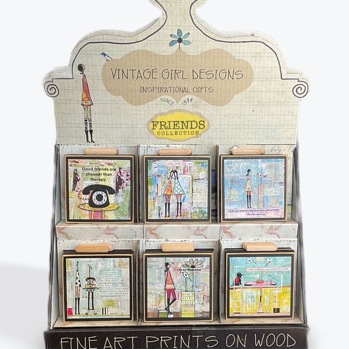 Friendship Display for wholesale by Vintage Girl Designs LLC