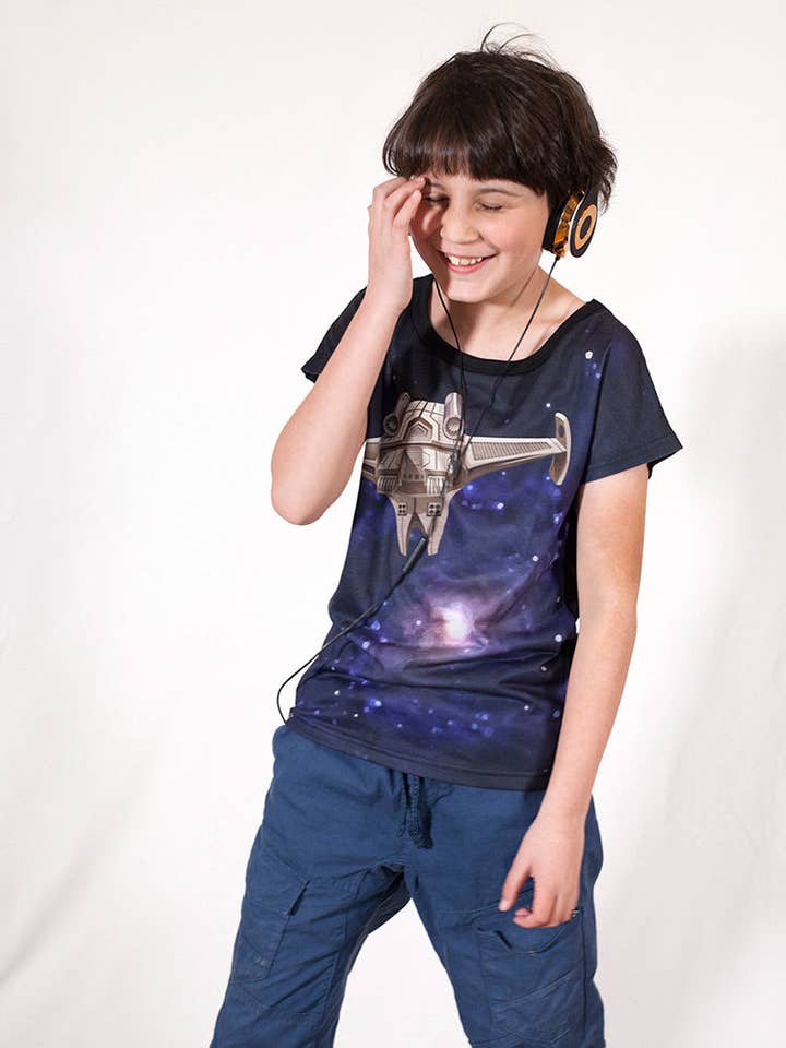 Deezo kids - Wholesale Screen-printed t-shirt – Kids - Space Tee2