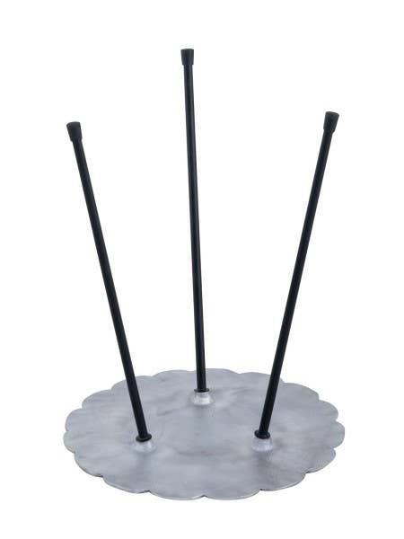 Voglrieder – Engroshandel Tebord – Sidebord metal dekorativt bord Hilton ø 35 x H 46 cm rund A19