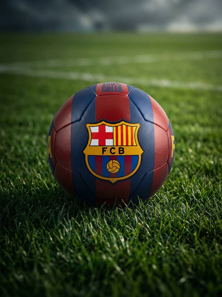 Mini Bandiera Pallone FC Barcellona per la vendita all'ingrosso da parte di ANMA SPORT Productos Licenciados FC BARCELONA