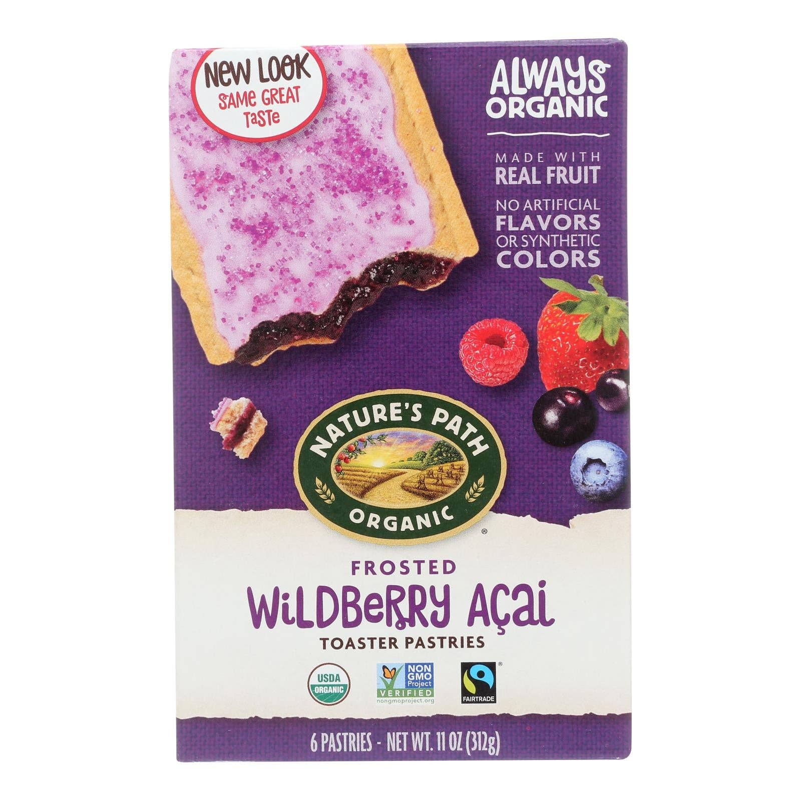 Everyday Supply Co - Wholesale Bread/Tortilla - Organic Wildberry Acai Toaster Pastries, 12-Pack (11 oz)0