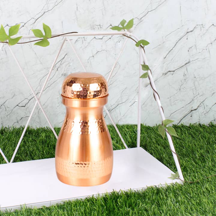 El'Cobre-Ecozonelifestyle - Wholesale Carafe - Premium Copper Sequence Carafe (Bedroom Jug)2