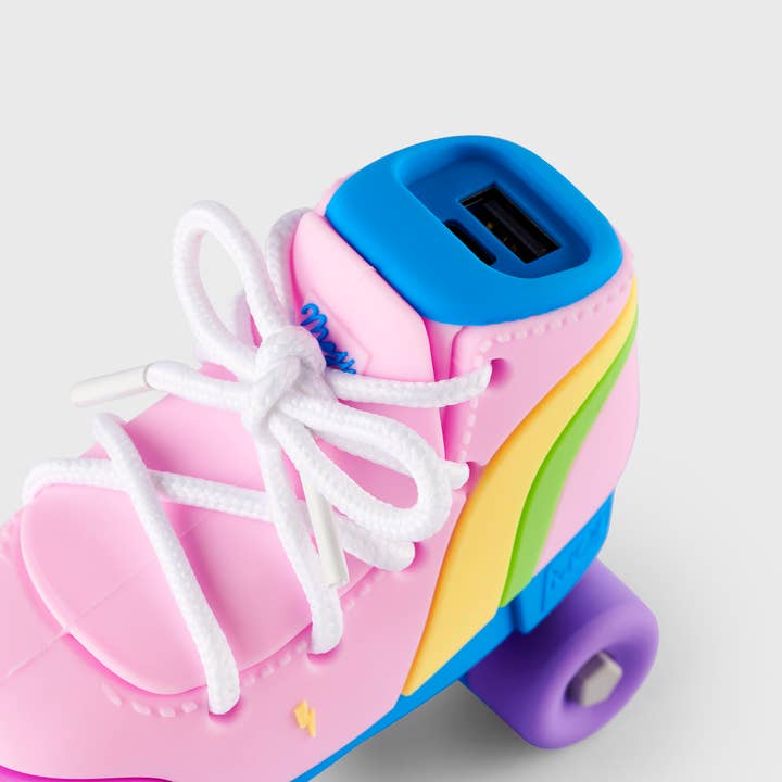 L10 Brands - Wholesale Portable Charger - Summer Vibes! Moji 4500 mAh Fast Charger - Roller Skate