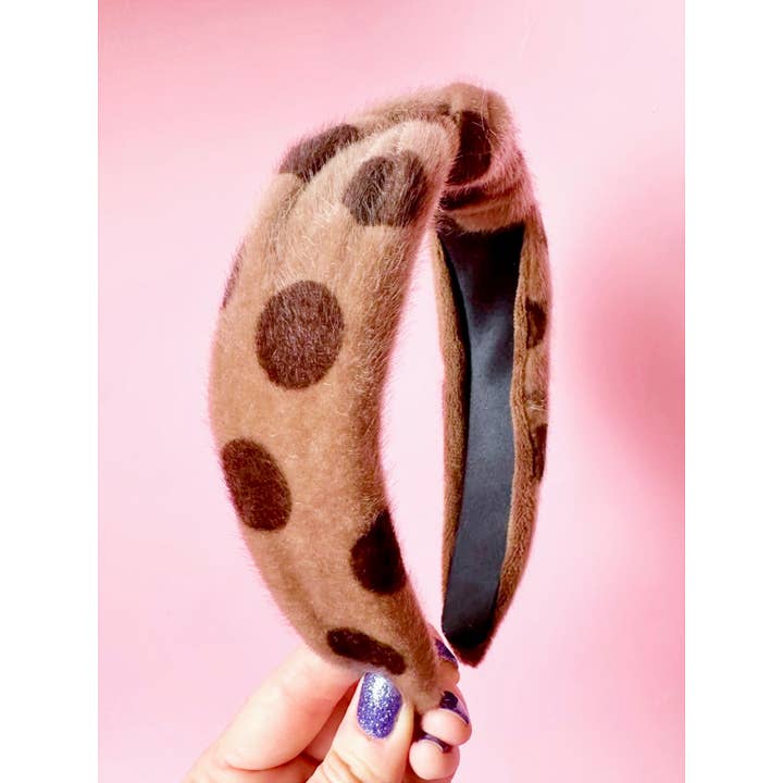 Sandy + Rizzo - Wholesale Fashion Headband - Women's - Mocha Love Headband