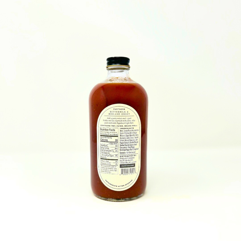 Pappy & Company - Wholesale Cocktail Mix/Syrup - Bloody Mary Mix with Barrel-aged Pepper Mash3