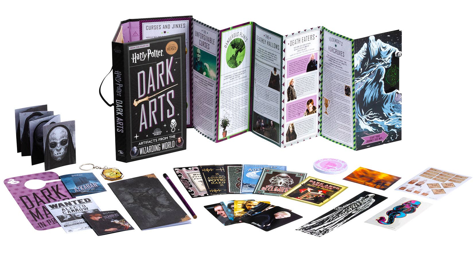 Insight Editions - #1 Pop Culture Publisher - Vente Livre à exposer - Harry Potter : Dark Arts (comprend 12 objets de collection !)1