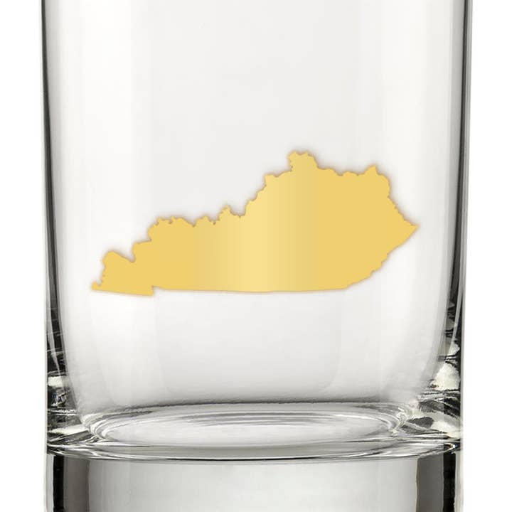 Kentucky 13.5oz Old Fashioned Rocks Cocktail Glass for wholesale by Clark & June Candle Co.