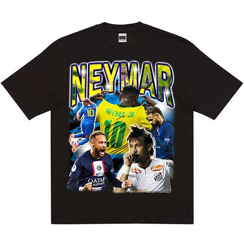 Neymar Junior T-shirt for engroshandel hos Retro Football Gang