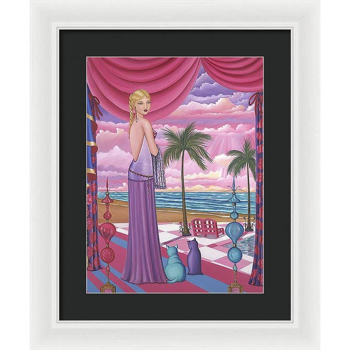 Sharon Tatem Fashion LLC - Wholesale Art Print - Melissa - Framed Print19