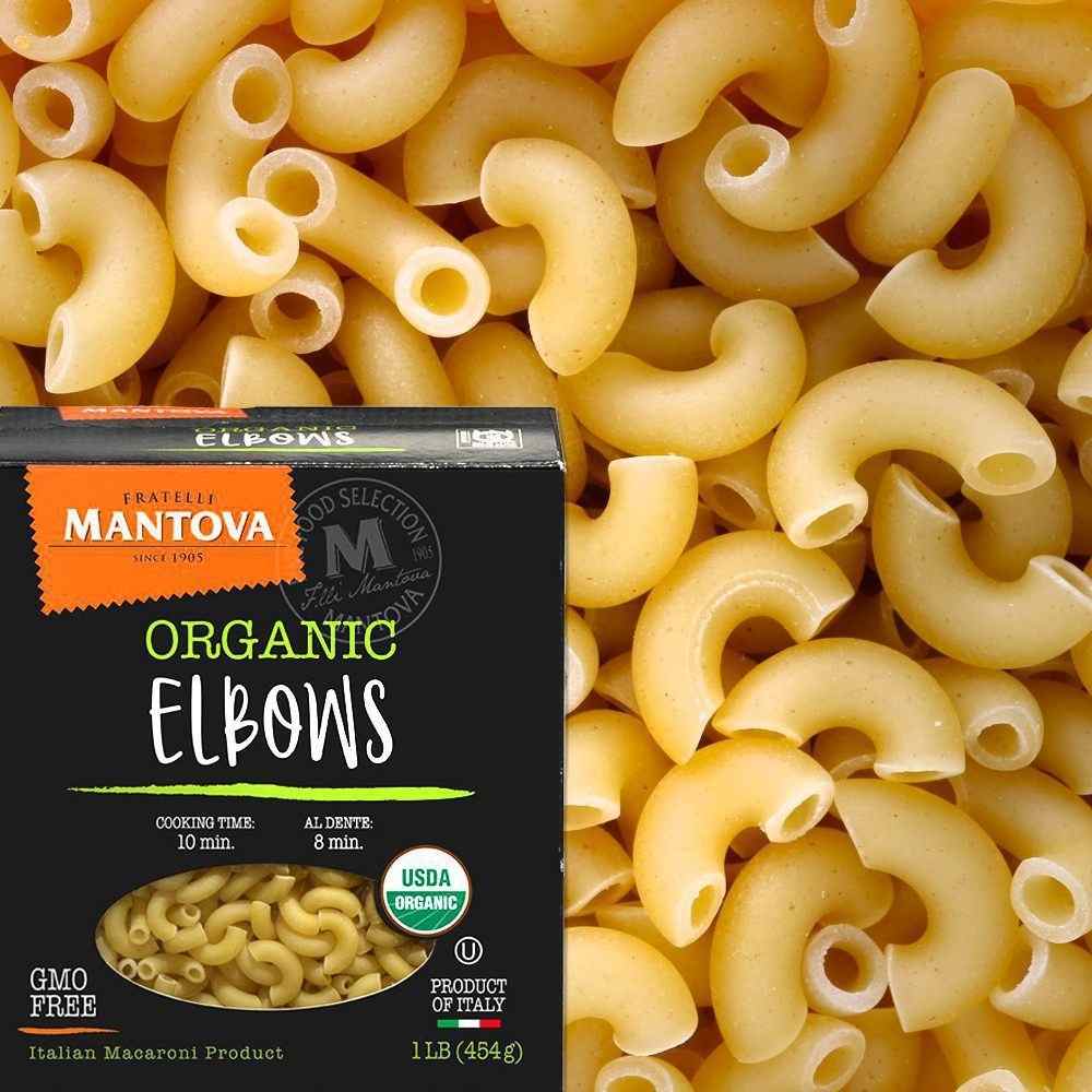 Fine Italian Food - Wholesale Pasta - Mantova Organic Elbows, 1 lb.1