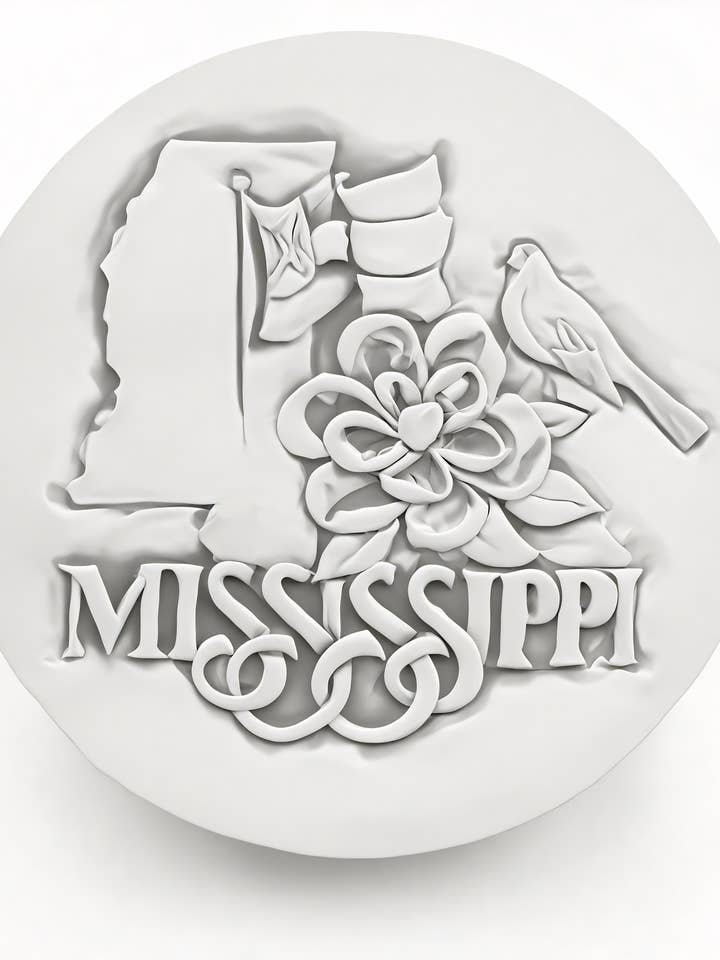 Mississippi Drink Coasters for wholesale by McCarter Coasters