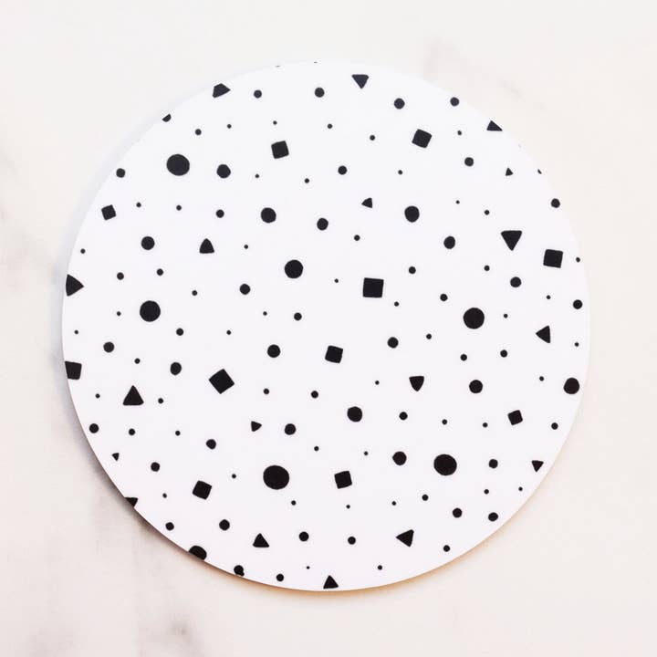 Porta-copos de confete branco - letra G por atacado de Hippstory