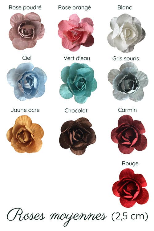 MAISON ÈME - Venta al por mayor Horquilla para el pelo - Mujer - Horquilla con forma de flor — FLORA1