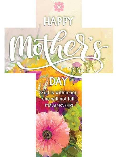 Happy Mother's Day - Cross Bookmarks (pk of 25) for wholesale by Warner Press