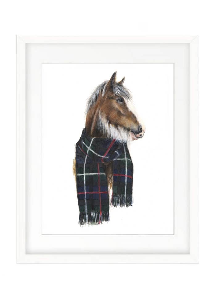 Clyde Mackenzie (Art Print) | Belgian Clydesdale for wholesale by Art by Lana Mathieson