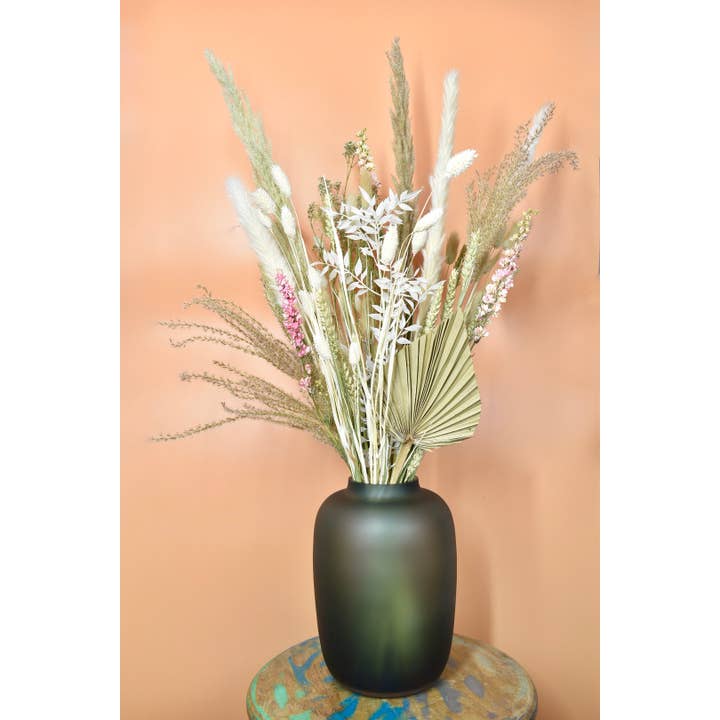Dutch Flower Studio – Großhandel Getrocknete/gepresste Blumen – Blumenstrauß White - 65 cm - Trockenblumen - Dekoration - Natur