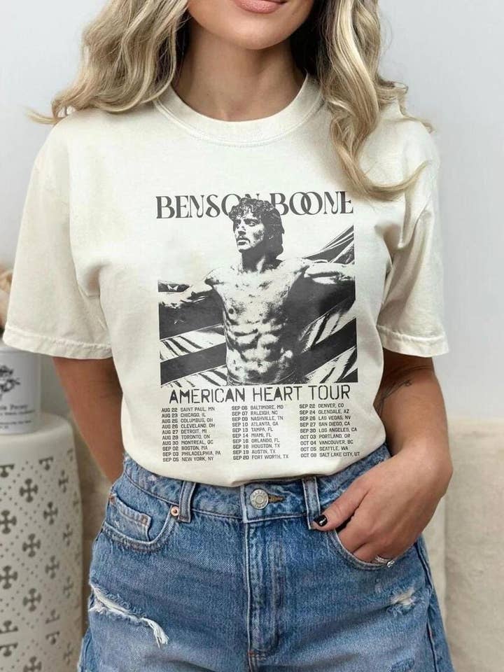Vintage Benson Boone T-shirt, Benson Boone Merch Sweatshirt for engroshandel hos SONDO DESIGN LTD