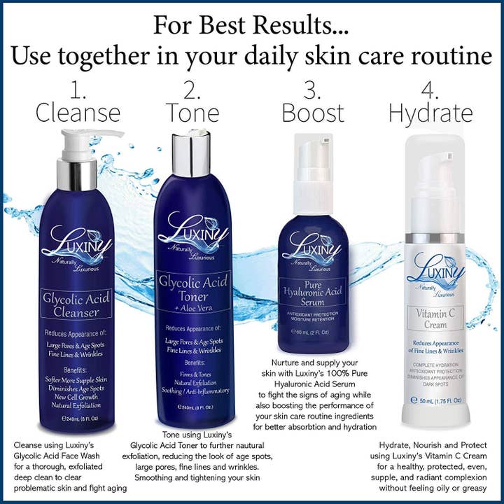 Luxiny Products - Luxurious Bath and Body – wholesale Ansiktstoner – Glykolsyra | Toner | miljövänlig2