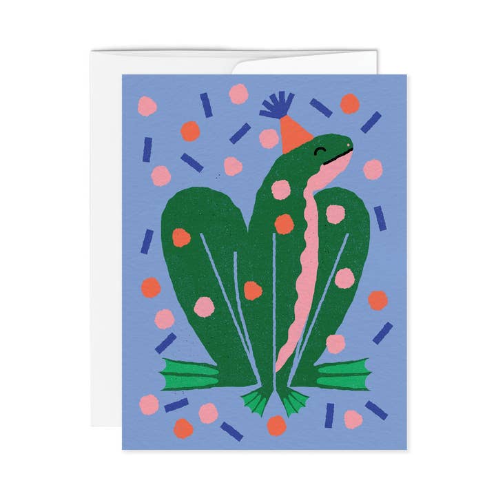 PARTY FROG — Greeting Card for wholesale by Paperole