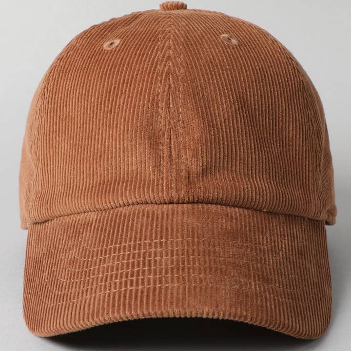 Fashion City - Wholesale Baseball Cap - Women's - Corduroy Adjustable Cotton Baseball Cap Dad Hat5