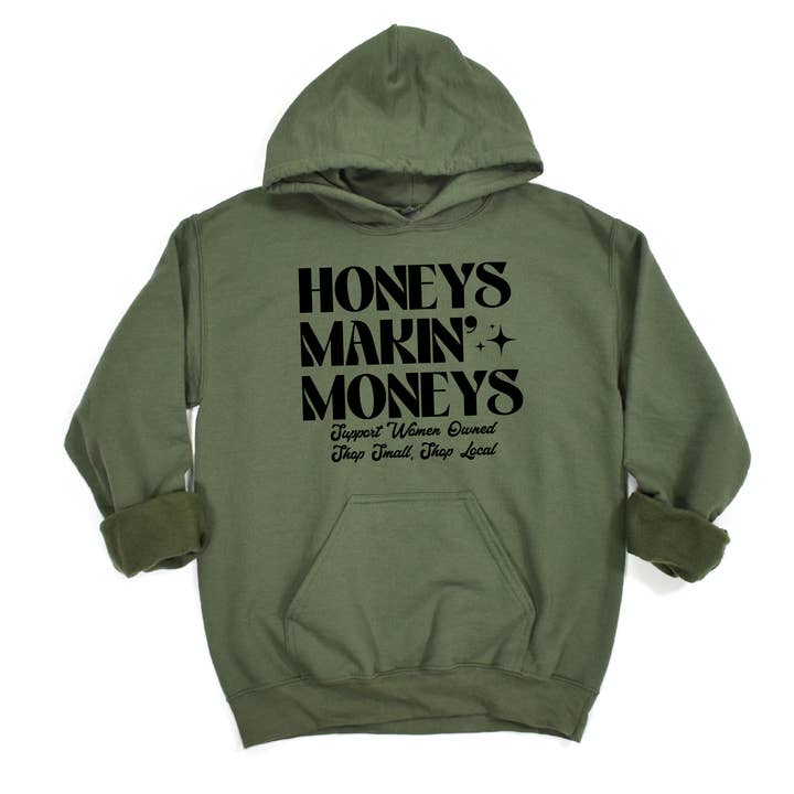 Honeys Makin' Moneys T-shirts, Hættetrøjer og Sweatshirts for engroshandel hos Boho Bailey