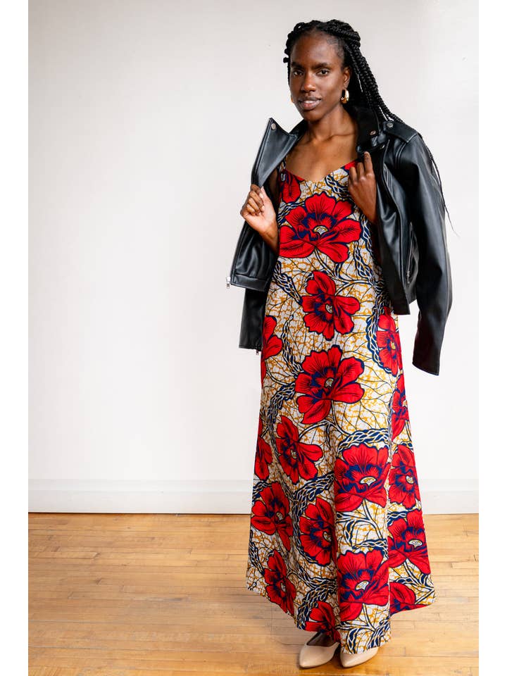 Amooti Store - Wholesale Dress - Women's - Long strap dress Jinja5